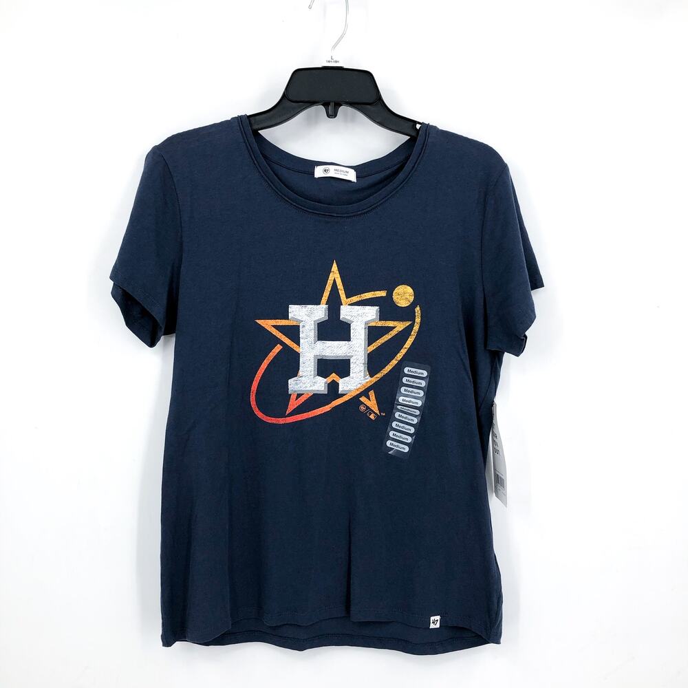 47 BRAND Houston Astros City Connect Frankie T-shirt Medium Atlas Blue NWT